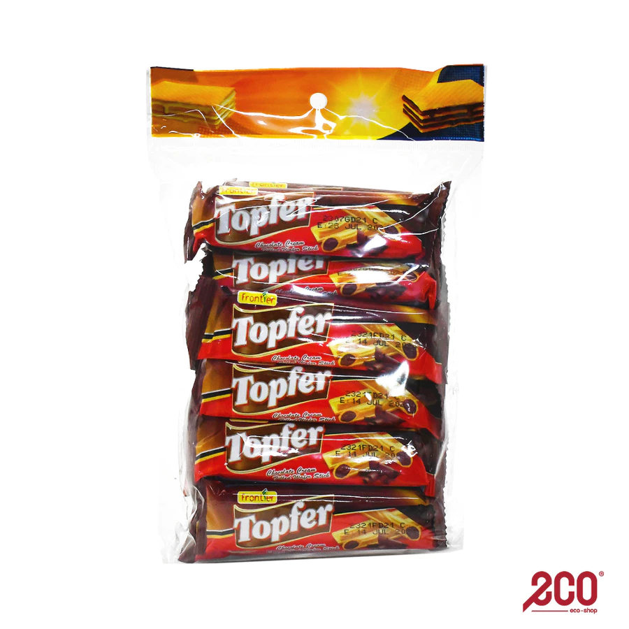 Topfer Wafer Sticks with Chocolate Cream Filling (16pcs/pack)