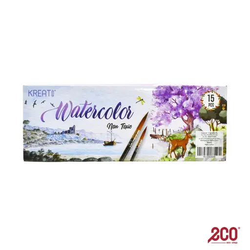 [332099422] Kreati 15 In 1 Watercolour Paint (9ml)